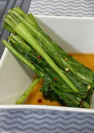 菜っ葉の酢醤油漬け-レシピのメイン写真
