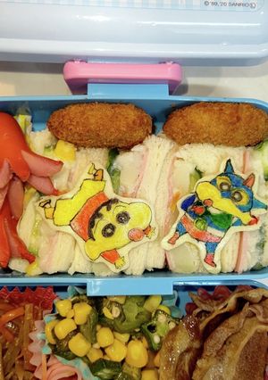 クレヨンしんちゃん弁当～♪-レシピのメイン写真