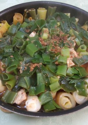 鶏と葱のシンプルすき焼き-レシピのメイン写真