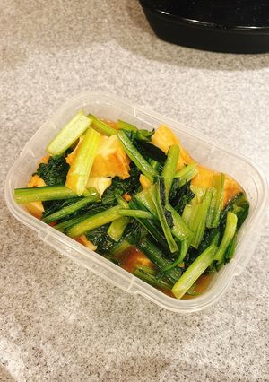 厚揚げと小松菜の煮浸し-レシピのメイン写真