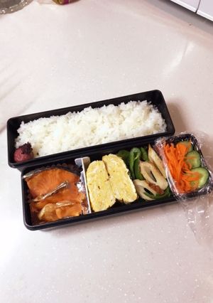 鮭と常備菜弁当-レシピのメイン写真