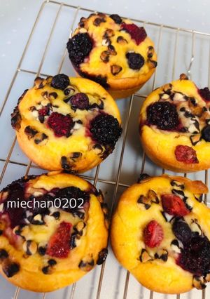 オーブン不要！ヘルシー簡単♡カップケーキ-レシピのメイン写真