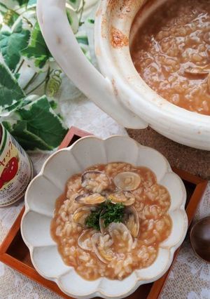 No.57 あさりのケチャップ粥-レシピのメイン写真