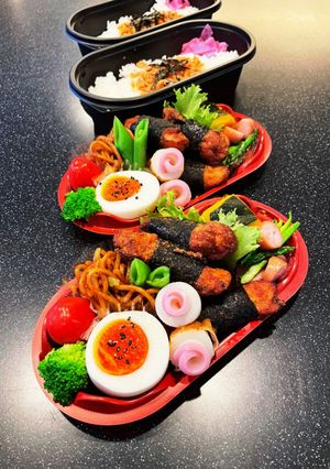 高校生弁当　海苔巻き　2022 4月14-レシピのメイン写真