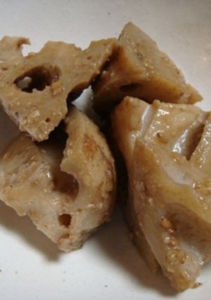 蓮根ゴマ煮-レシピのメイン写真