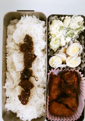 2022.4.14 ブリのから揚げ弁当-レシピのメイン写真
