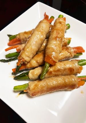 野菜肉巻き巻き(^^)-レシピのメイン写真