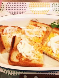 【朝ごはんに】切り抜きパン-レシピのメイン写真
