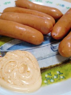 うちの定番!ウインナーに合うカレー粉マヨ-レシピのメイン写真