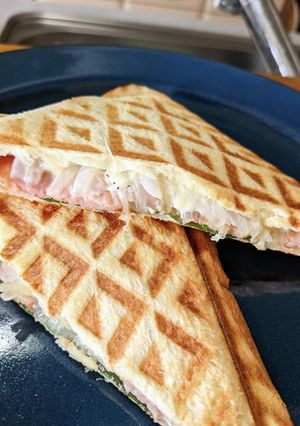 玉ねぎたっぷりのホットサンド-レシピのメイン写真
