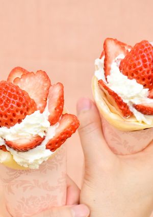 越後姫のクレープ　ＪＡにいがた南蒲-レシピのメイン写真