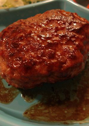 なめ茸で下味♪とっても簡単和風ハンバーグ-レシピのメイン写真