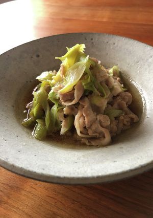 豚バラと葱の煮込み-レシピのメイン写真