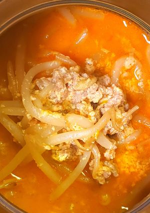 糖質ゼロ麺で豆乳味噌担々麺-レシピのメイン写真