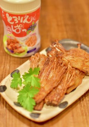 えのきの竜田揚げ風サクサク焼きおつまみに-レシピのメイン写真