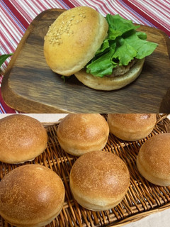 自家製酵母のパン:バーガーバンズ-レシピのメイン写真