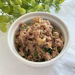 รูปของ 牛ひき肉と大葉のそぼろ