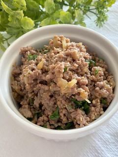 牛ひき肉と大葉のそぼろ-レシピのメイン写真