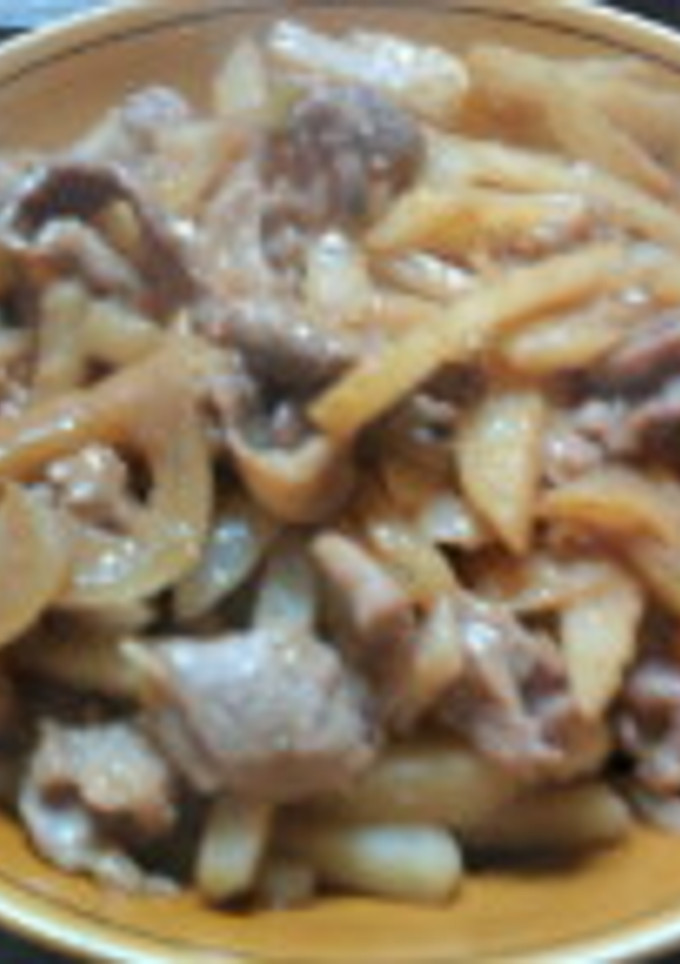 ジャガイモと豚肉の簡単うま味噌炒め-レシピのメイン写真