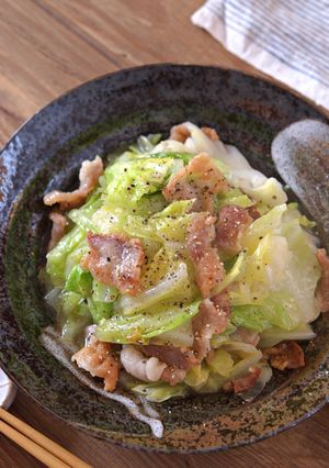 豚バラキャベツの塩だれ煮-レシピのメイン写真