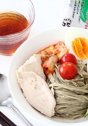 あかもくうーめん冷麺風-レシピのメイン写真