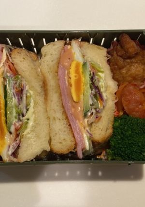 オーロラサンドイッチ弁当-レシピのメイン写真