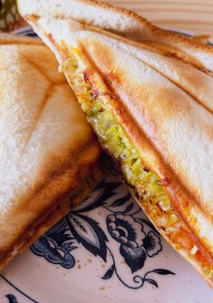 お腹が空いたらホットサンド！-レシピのメイン写真