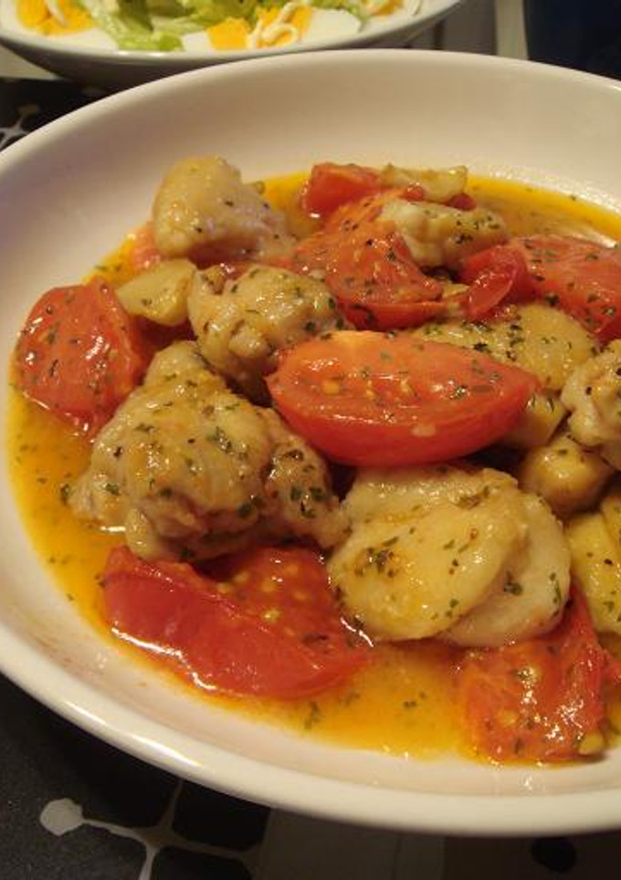 鶏肉とトマトのイタリア風炒め-レシピのメイン写真
