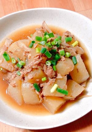 【電気圧力鍋】ツナ缶と大根の煮物-レシピのメイン写真