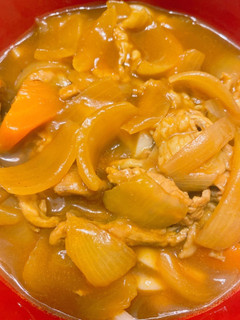 昨日の残りのカレーで◎簡単カレーうどん-レシピのメイン写真