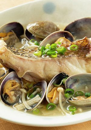 白身魚とあさりの中華蒸し-レシピのメイン写真