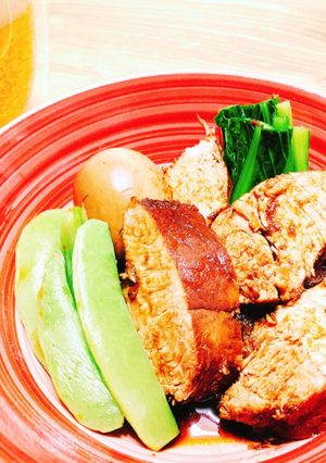 簡単!豚肉×玉子の鎮江香醋煮-レシピのメイン写真