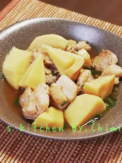 簡単☆鶏もも肉とたけのこの煮物♪-レシピのメイン写真