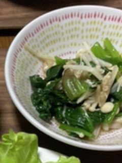 えのきとほうれん草のめんつゆ和え-レシピのメイン写真