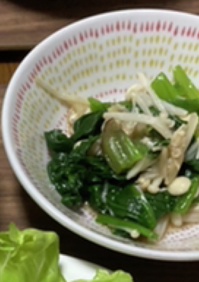 えのきとほうれん草のめんつゆ和え-レシピのメイン写真