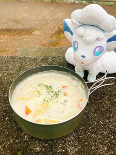 野菜たっぷり!湯葉豆乳スープ-レシピのメイン写真