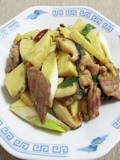 豚肉と筍のピリ辛味噌炒め-レシピのメイン写真