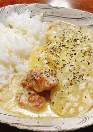 鶏肉とじゃがいものクリーム煮-レシピのメイン写真