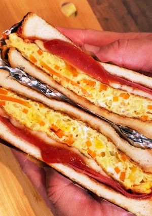 本場のハムチーズトースト-レシピのメイン写真