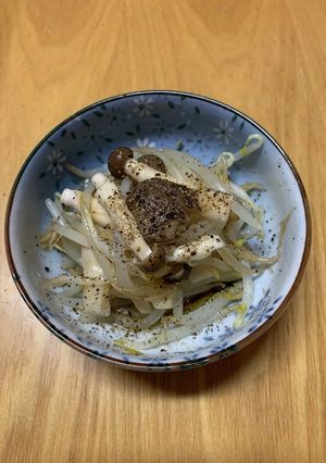 レンジで蒸しもやしめじ-レシピのメイン写真