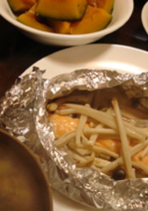 トースターで作る☆鮭のホイル焼き☆-レシピのメイン写真