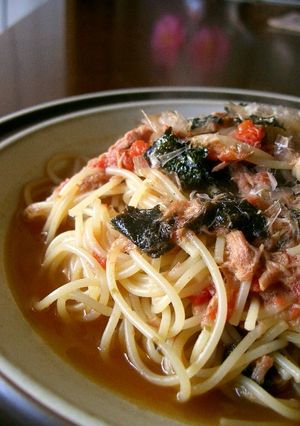 簡単のりのりツナパスタ-レシピのメイン写真
