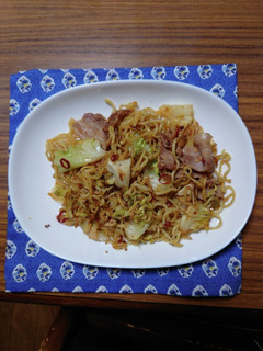 ヨウサマの減塩ペペロンチーノ焼きそば-レシピのメイン写真