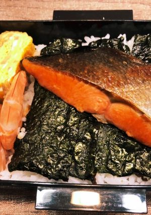 鮭弁当　415-レシピのメイン写真