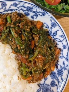 カリーノケールのキーマカレー-レシピのメイン写真