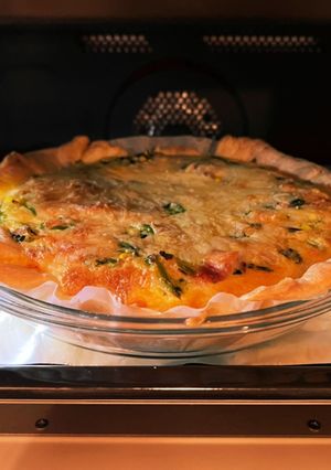 海老とほうれん草入りキッシュ-レシピのメイン写真