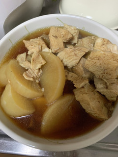 簡単。圧力鍋で鶏と大根煮-レシピのメイン写真