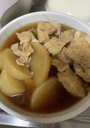 簡単。圧力鍋で鶏と大根煮-レシピのメイン写真