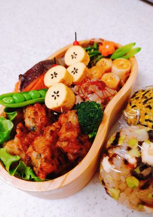 女子学生のお弁当（2022.4.15）-レシピのメイン写真