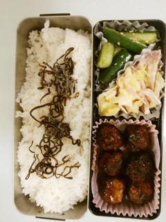 2022.4.15 肉団子の甘酢あん弁当-レシピのメイン写真